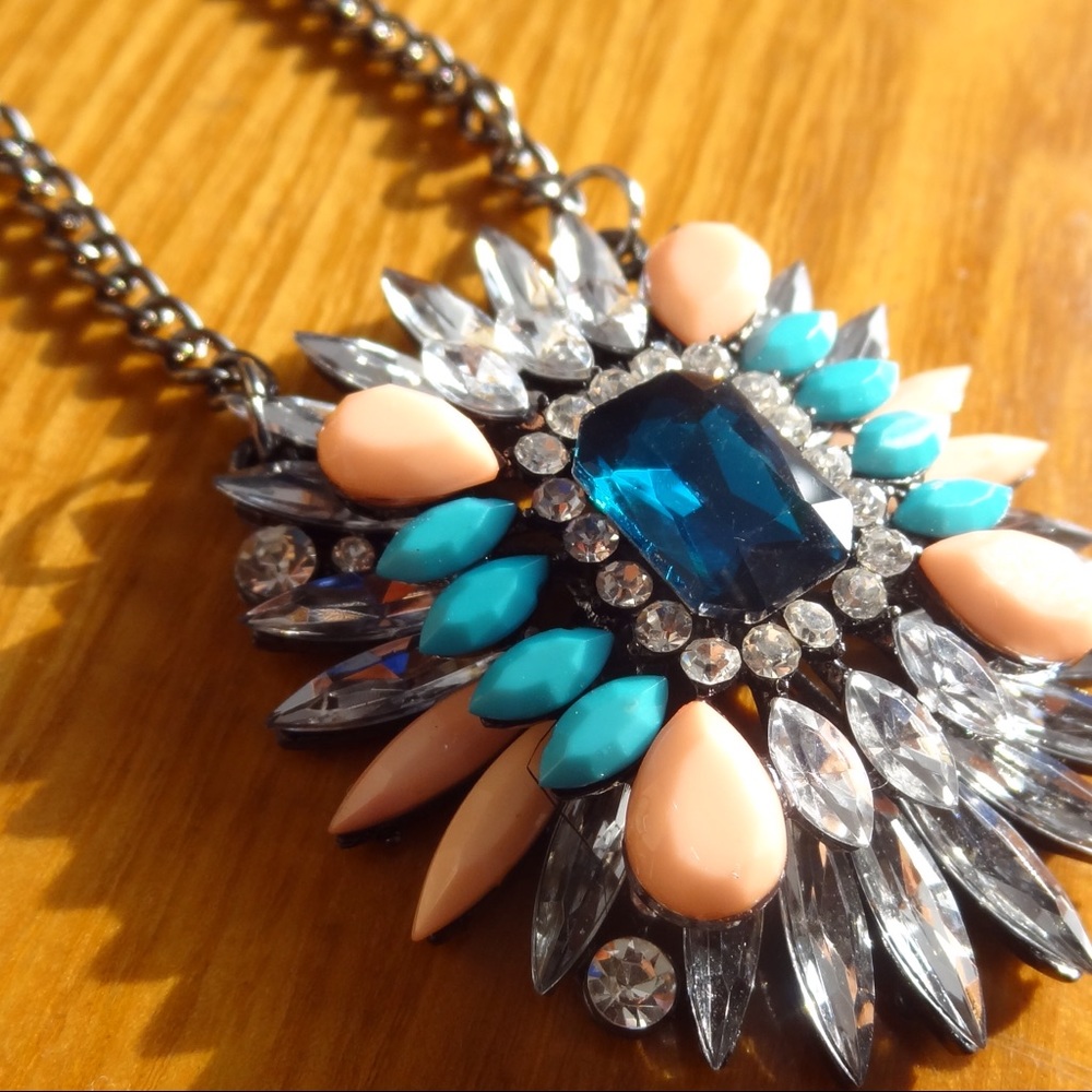 Jeweled Statement Necklace